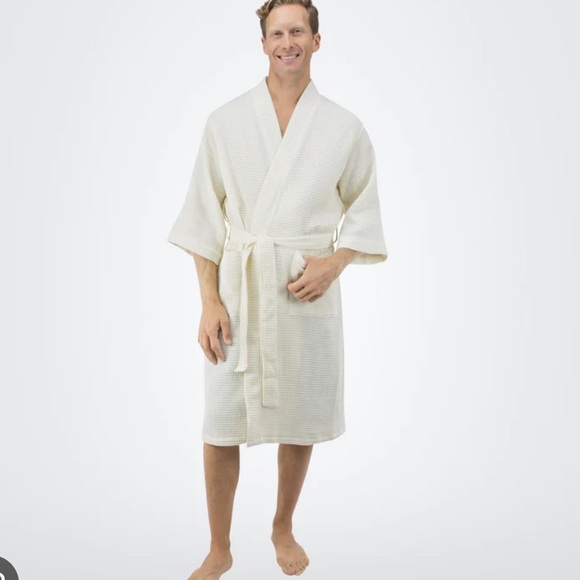 Majestic Gender Waffle Organic Cotton Robe Z. - Picture 13 of 13